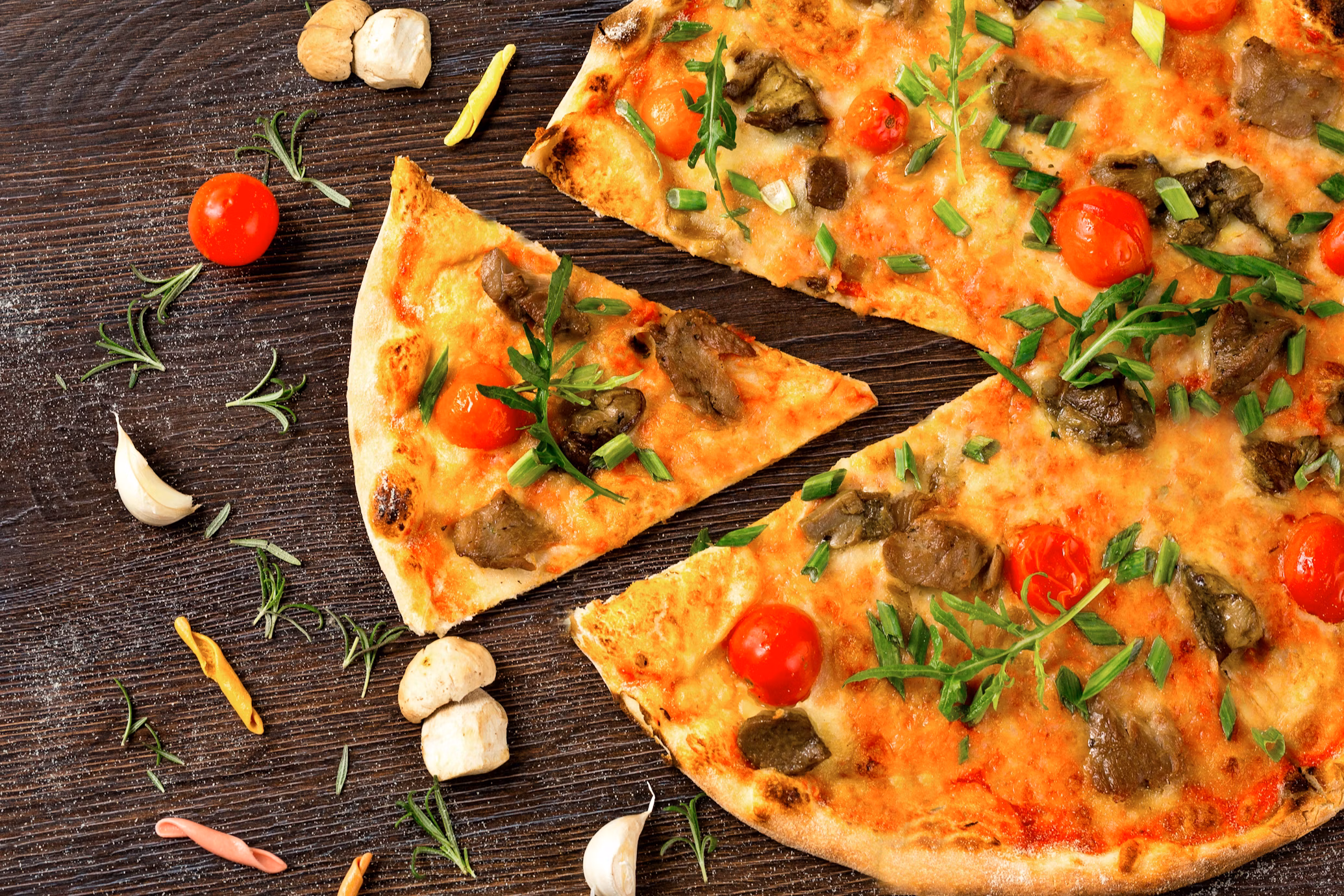 Pizza making process